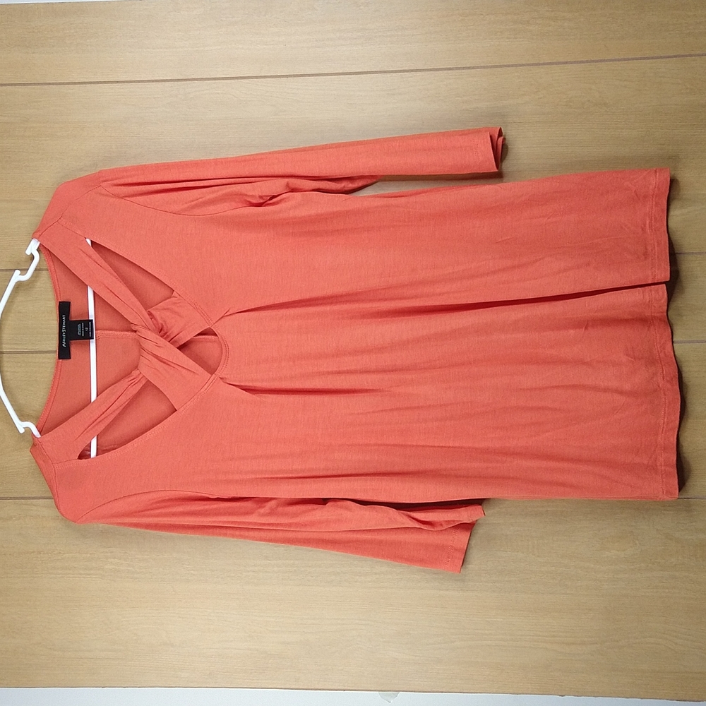 Women Orange Cut Out Top Size: 12 - Picture 1 of 3